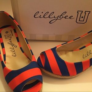 Lillybee U, Florida Gator wedges